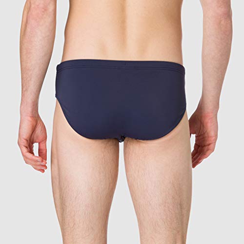 Emporio Armani Swimwear Brief Bold Logo Tape Bañador, Black, 46 para Hombre