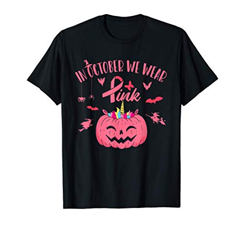 En octubre nos vestimos de Rosa | Halloween Cáncer de mama Camiseta