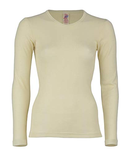 Engel Axil - Para hombre y para mujer interior 100% lana virgen ángel de color naturaleza 46/48