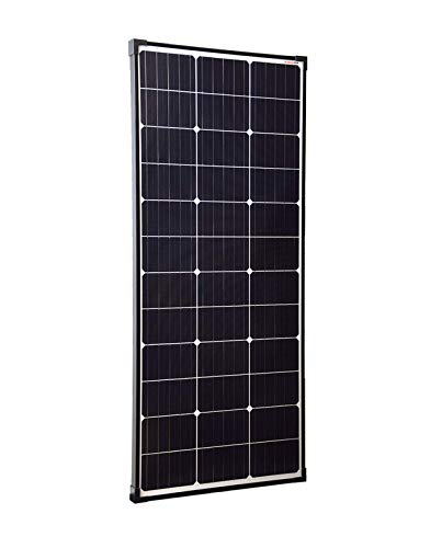 enjoy solar® Mono panel 110W 12V tecnología de celda PERC solar monocristalino de módulo solar con marco negro