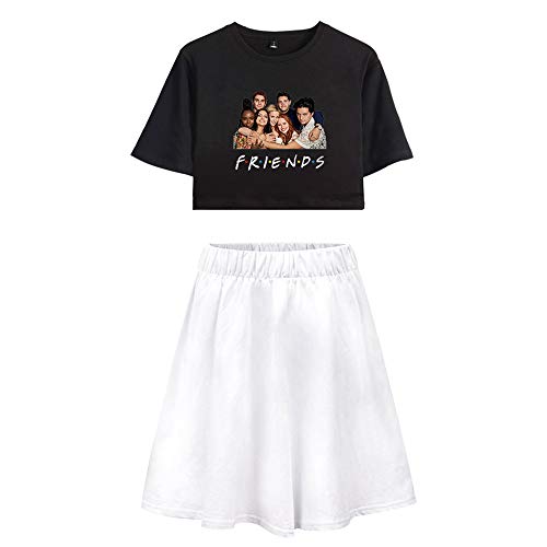 Enjoyyourlife Riverdale 4 Ropa Camiseta Set Expuestos Falda Cortos Ombligo Traje De La Camiseta Crop Top T-Shirt