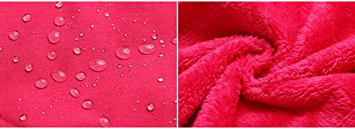 Eono Essentials - Chaqueta de softshell para mujer (rojo oscuro jaspeado, XL)|Chaqueta invierno mujer