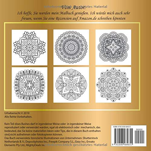 Erwachsene Malbuch für Männer Mandala 100+ Seiten - Die tiefsten Abgründe führen oft in grösste Höhen – und zurück.