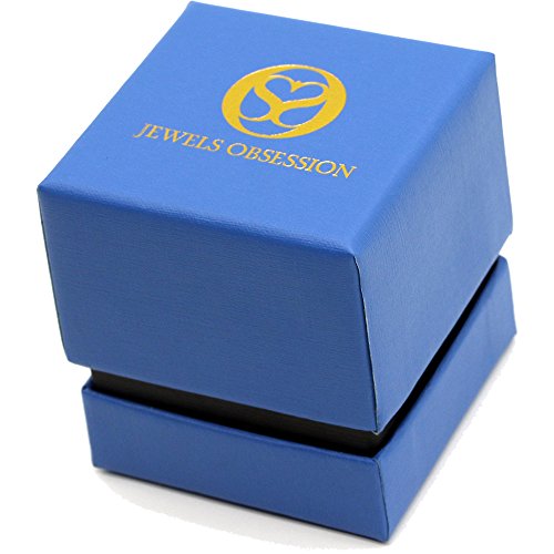 Es JewelsObsession 14 K blanco de 13 mm I Love de natación para colgante