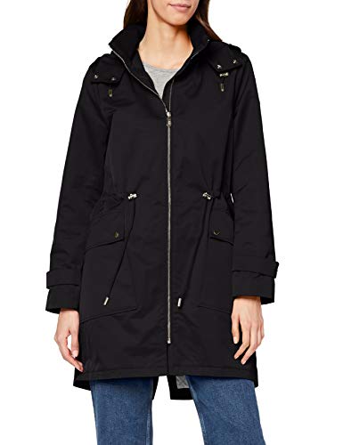 Esprit 010ee1g308 Abrigo, Negro (Black 001), Small para Mujer