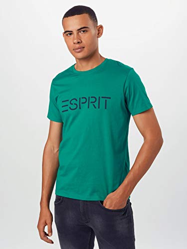 Esprit 020EE2K303 Camisa de Polo, 385 Verde Botella, S para Hombre