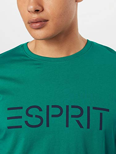 Esprit 020EE2K303 Camisa de Polo, 385 Verde Botella, S para Hombre