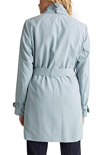 Esprit 020eo1g303 Abrigo, Azul (Grey Blue 420), Large para Mujer