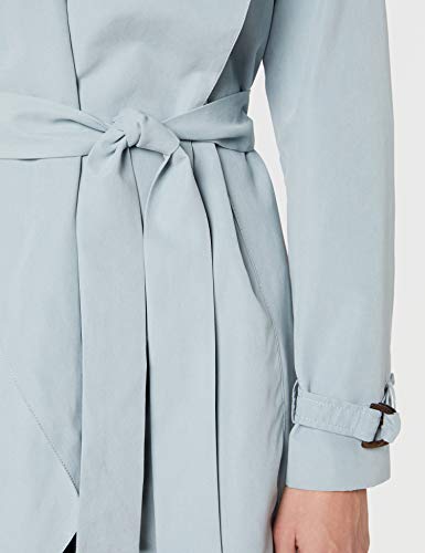 Esprit 020eo1g303 Abrigo, Azul (Grey Blue 420), Large para Mujer