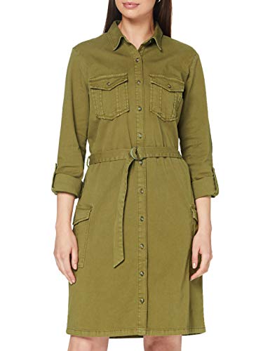 Esprit 070EE1E323 Vestido, 360/verde Oliva, 38 para Mujer