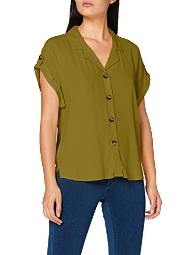 Esprit 070EE1F301 Blusas, 360/verde Oliva, 36 para Mujer