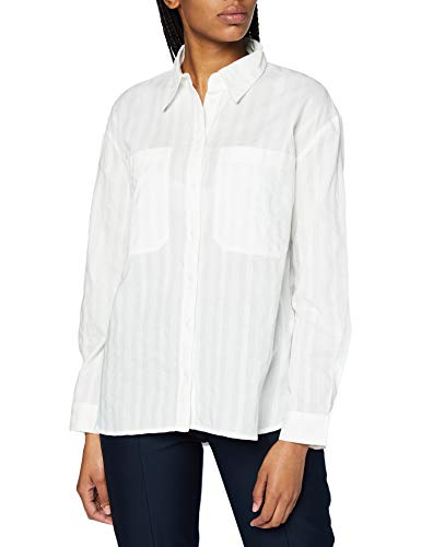 Esprit 070EE1F307 Blusas, Blanco (110), 42 para Mujer