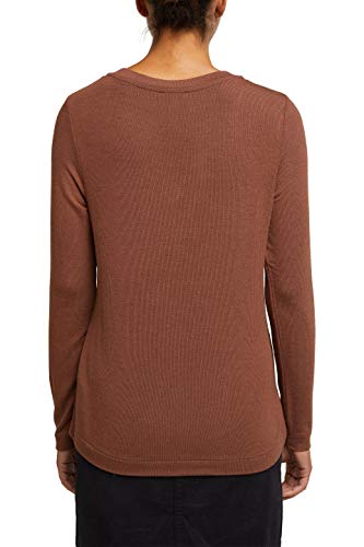 Esprit 090EE1K309 Camiseta, 210/marrón, L para Mujer
