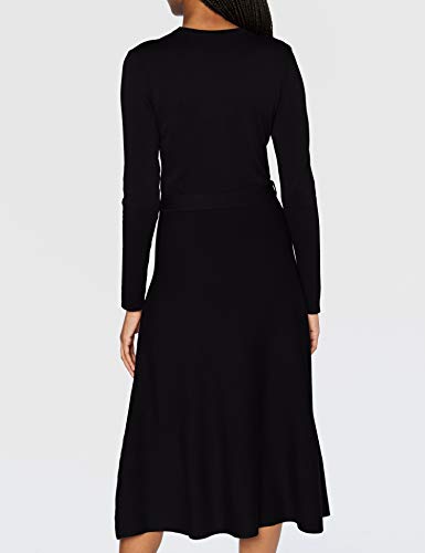 Esprit 090eo1e304 Vestido, 001/Negro, S para Mujer