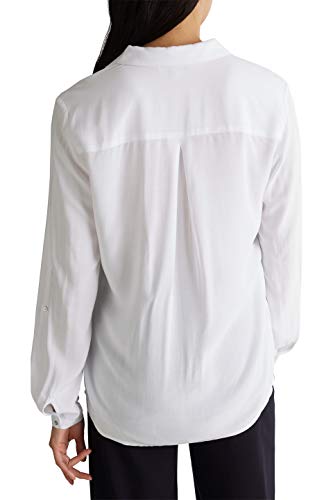 Esprit 990ee1f301 Blusa, Blanco (White 100), 40 (Talla del Fabricante: 38) para Mujer