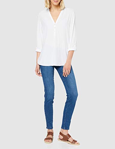 Esprit 990ee1f301 Blusa, Blanco (White 100), 40 (Talla del Fabricante: 38) para Mujer