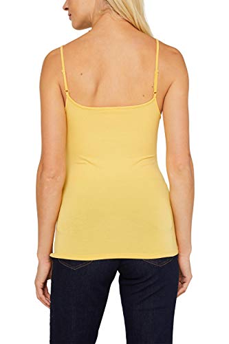 Esprit 996ee1k907 Camiseta sin Mangas, Amarillo (Yellow 4 753), X-Small para Mujer