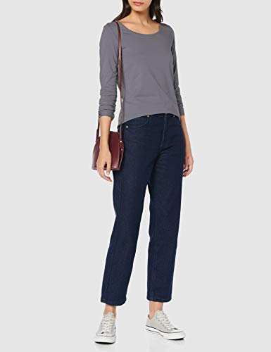 Esprit 998ee1k812 Camisa Manga Larga, Gris (Gunmetal 4 018), X-Small para Mujer