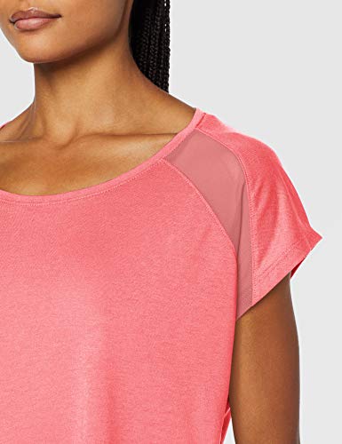 Esprit Casual Sports Tshirt Sslv SL Top de Deporte, Rojo (Rot), Small para Mujer