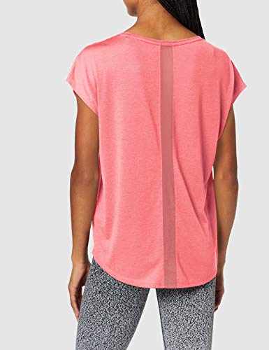 Esprit Casual Sports Tshirt Sslv SL Top de Deporte, Rojo (Rot), Small para Mujer