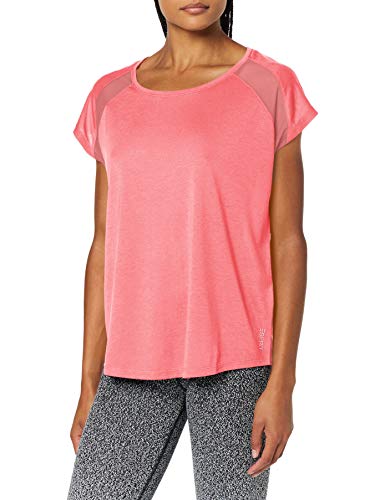 Esprit Casual Sports Tshirt Sslv SL Top de Deporte, Rojo (Rot), Small para Mujer