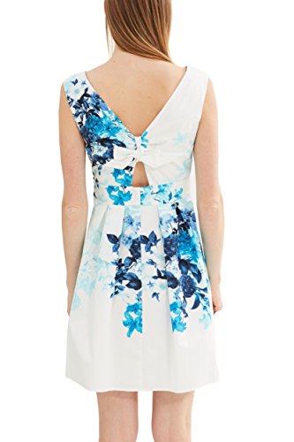 ESPRIT Collection 037eo1e035 Vestido, Blanco (Off White 2), 40 para Mujer