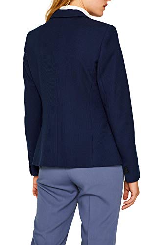 ESPRIT Collection 999eo1g806 Chaqueta de Traje, Azul (Navy 400), 34 (Talla del Fabricante: 32) para Mujer