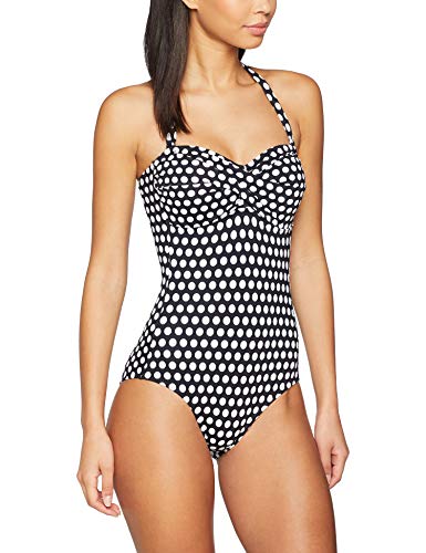 Esprit Crosby Beach Swimsuit bañadores, Negro (Black 001), 44 (Talla del Fabricante: 42) para Mujer