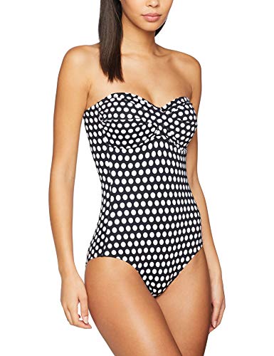 Esprit Crosby Beach Swimsuit bañadores, Negro (Black 001), 44 (Talla del Fabricante: 42) para Mujer