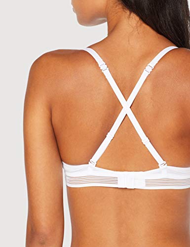 Esprit Gladstone Sexy Sujetador con Push-up, Blanco (White 100), 85A (Talla del Fabricante: 70 A) para Mujer