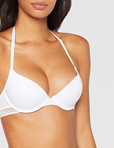 Esprit Gladstone Sexy Sujetador con Push-up, Blanco (White 100), 85A (Talla del Fabricante: 70 A) para Mujer