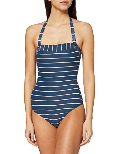 Esprit Nelly Beach Pad.Band.Swims bañadores, Azul (Dark Blue 405), 46 (Talla del Fabricante: 44) para Mujer