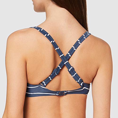 Esprit Nelly Beach UW MF Parte de Arriba de Bikini, Azul (Dark Blue 405), 95D (Talla del Fabricante: 40 D) para Mujer