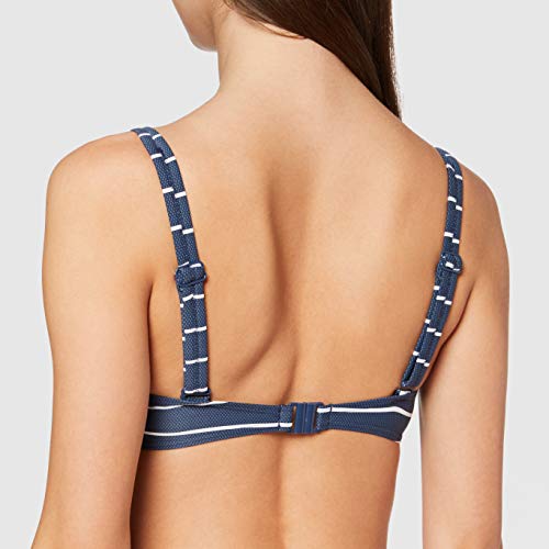 Esprit Nelly Beach UW MF Parte de Arriba de Bikini, Azul (Dark Blue 405), 95D (Talla del Fabricante: 40 D) para Mujer