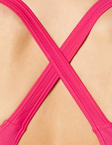 Esprit Ocean Beach Ay Logo Swimsuit bañadores, Rosa (Pink Fuchsia 660), 40 (Talla del Fabricante: 38) para Mujer