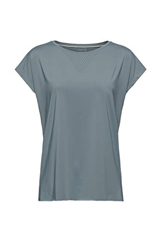 ESPRIT Sports per t-Shirt Laser Cut Camisa de Yoga, 335, S para Mujer
