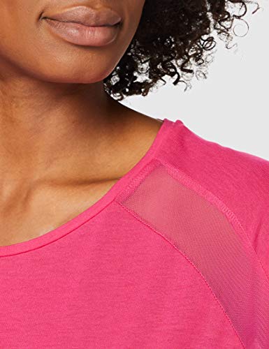 ESPRIT Sports RCS t-Shirt sslv Camisa de Yoga, 660/rosa Fucsia, XXL para Mujer