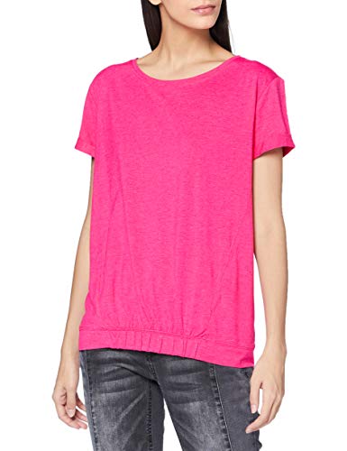 ESPRIT Sports Tshirt Short Sleeve Camisa de Yoga, 661 Rosa Fucsia 2, S para Mujer