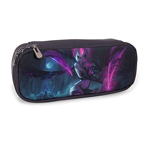 Evelynn Agony'S Embrace Widow - Estuche de piel para lápices de Ionia MOBA Game ULT, Cya Summoner's Canyon Estuche de lápices de plástico para niños, niñas, estudiantes, oficina
