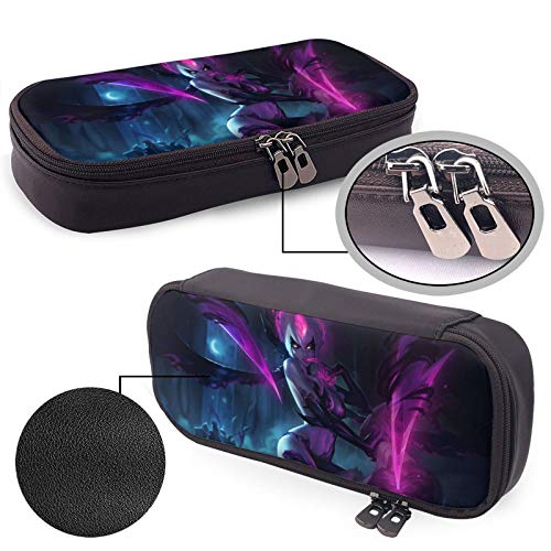 Evelynn Agony'S Embrace Widow - Estuche de piel para lápices de Ionia MOBA Game ULT, Cya Summoner's Canyon Estuche de lápices de plástico para niños, niñas, estudiantes, oficina