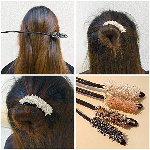 Fabricante de moño de pelo, moldeador de moño mágico, accesorios para el cabello, moño de ballet, moño de cola de caballo para el cabello..