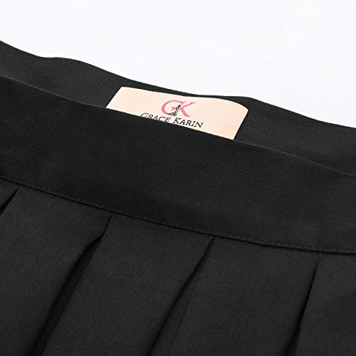 Faldas Blancas Floral Negro Cortas Vintage Pin Up XL 28#