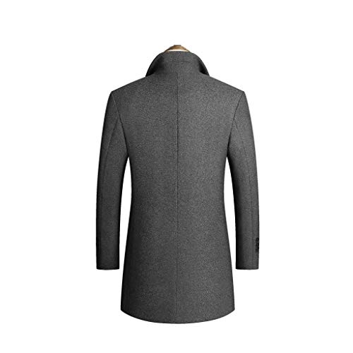 FAMILIZO Abrigos Hombre Elegante Gabardina Casual para Hombre Chaqueta De Abrigo Largo Negocios Outwear Chaqueta Hombre Invierno Rebajas Ropa Hombre Invierno Abrigo
