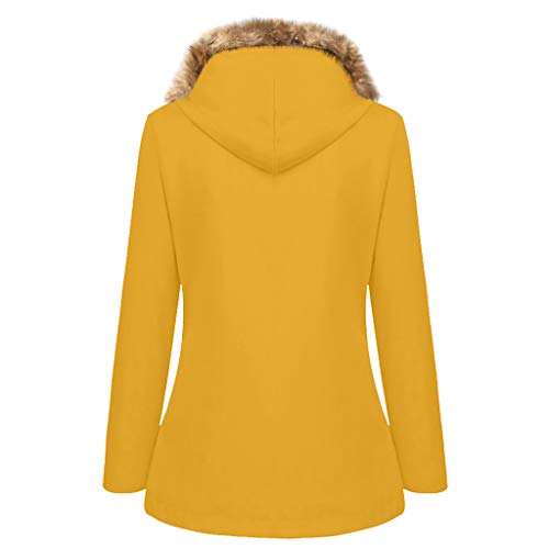 FAMILIZO Abrigos Mujer Tallas Grandes Invierno Gabardina Mujer Invierno Impermeable Negro Chaqueta Mujer Otoño Casual Sudaderas con Capucha Y Cremallera Mujer Gabardina Mujer Larga