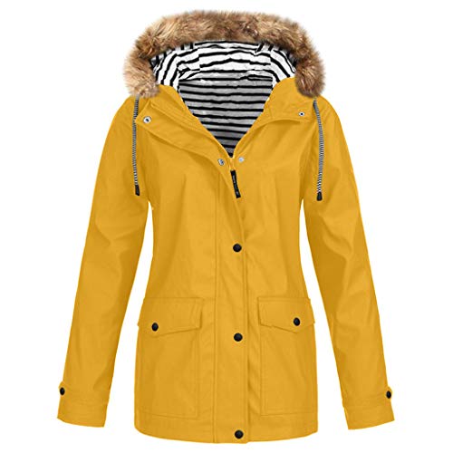 FAMILIZO Abrigos Mujer Tallas Grandes Invierno Gabardina Mujer Invierno Impermeable Negro Chaqueta Mujer Otoño Casual Sudaderas con Capucha Y Cremallera Mujer Gabardina Mujer Larga