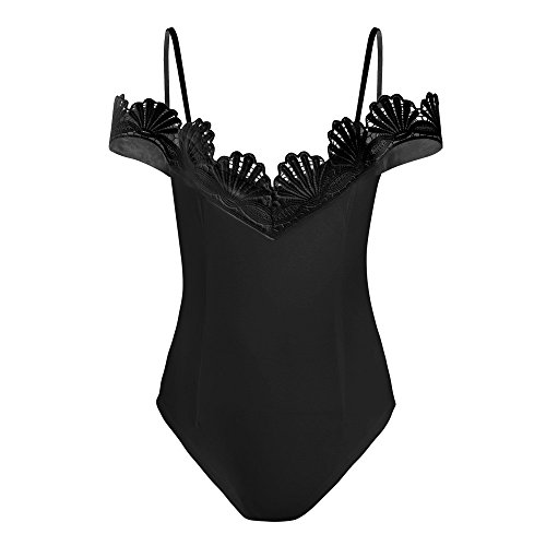 FAMILIZO Monos Mujer Fiesta Elegantes Cortos Verano Monos Mujer Largos Ajustado Mujeres Verano Sexy Encaje Gallus Sin Mangas Sling Rompers Jumpsuit Leotard Ropa