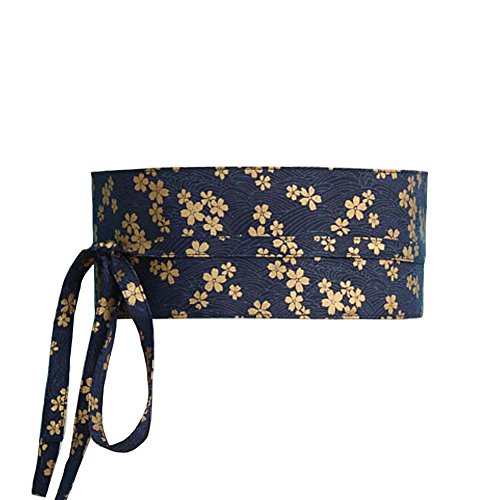 Fancy Pumpkin Mujeres japonesas Yukata Kimono Robe Obi Cinturón Harajuku Cinturón # 07