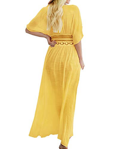 FANCYINN Camisolas y Pareos para Mujer Vestido de Bikini Ropa de Baño Playa Traje de Baño Vestido