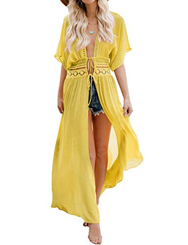 FANCYINN Camisolas y Pareos para Mujer Vestido de Bikini Ropa de Baño Playa Traje de Baño Vestido