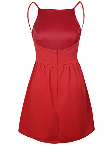 FANCYINN Vestidos de Fiesta Mujer Cortos Bandage Floral Mujer Mini Vestido Mujer